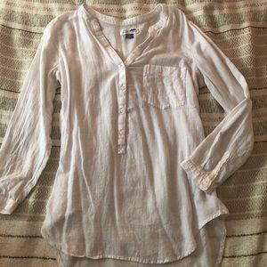 Old Navy white tunic top